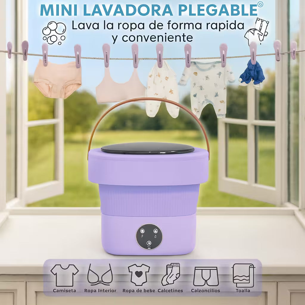 Mini Lavadora plegable