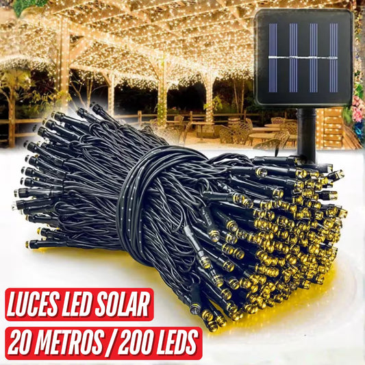 Luces led solares Calida - 20metros / 200leds
