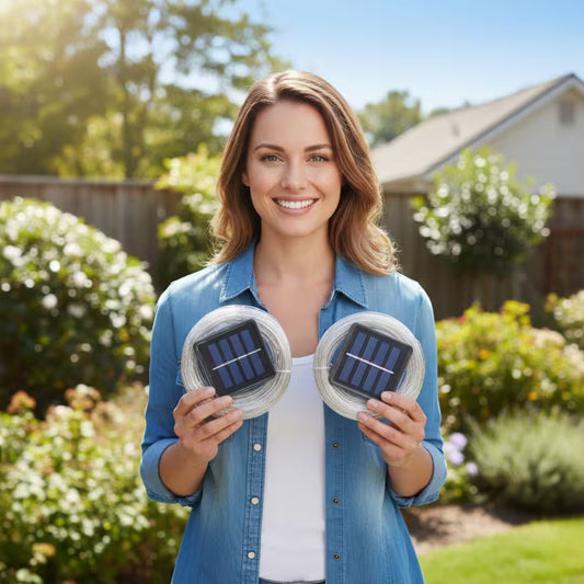 Manguera de luces LED Solar - Cálidas