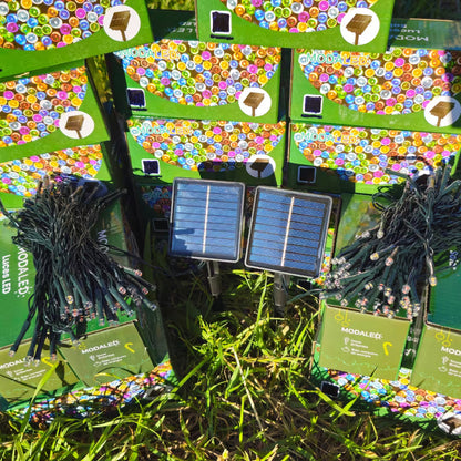 Luces led solares Multicolor 10metros / 100leds