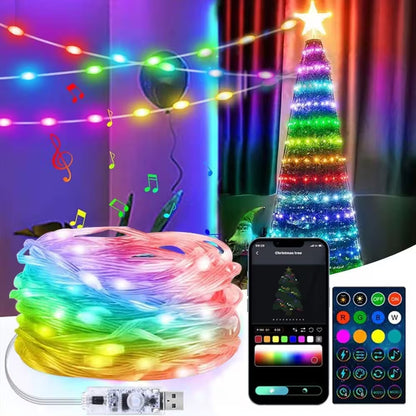 Luces RGB Navideñas USB